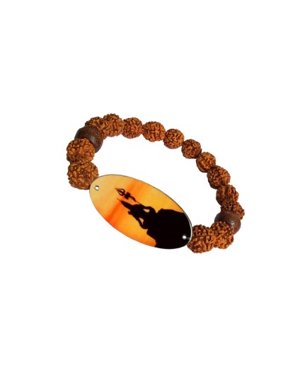  Mahadev Shiva 5 Mukhi Rudraksha Bracelet